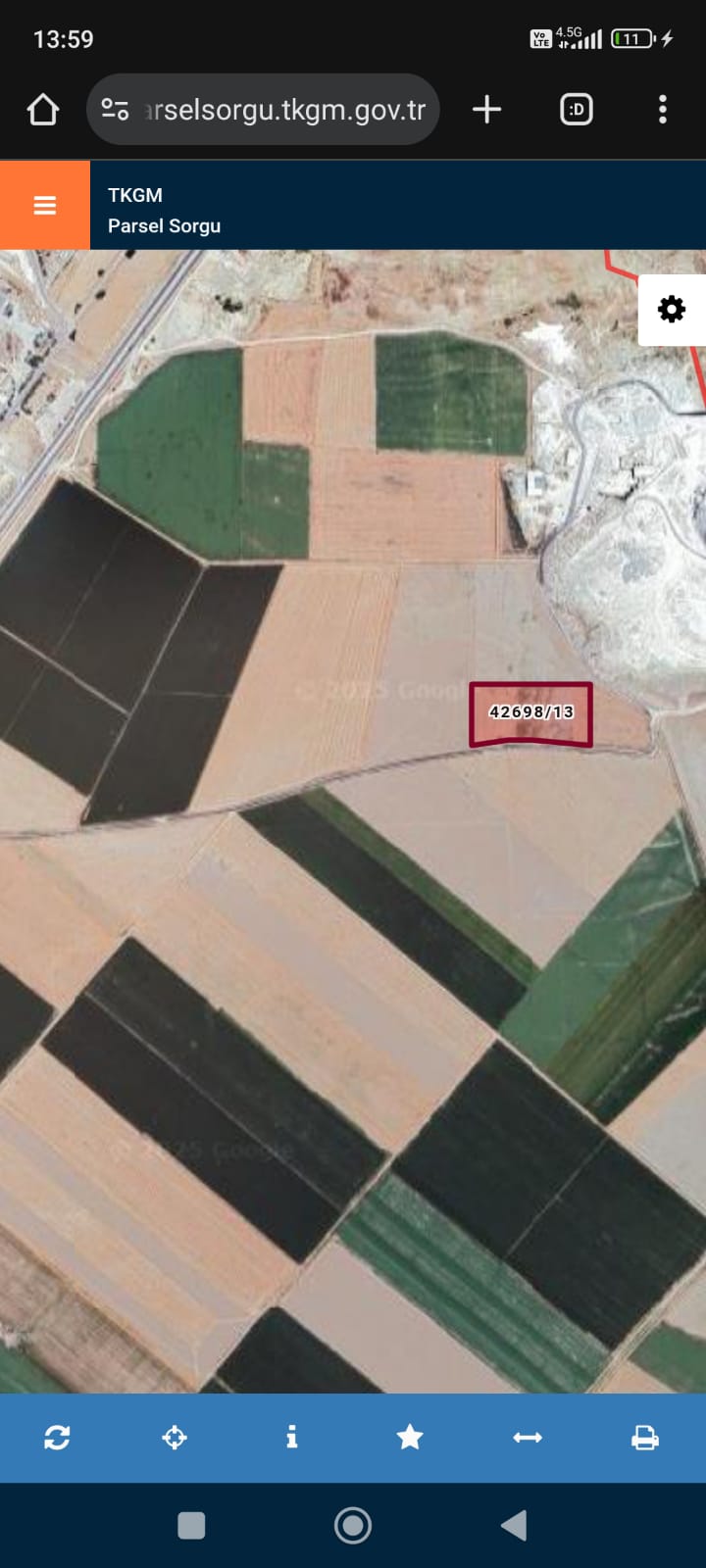 KONYA KARAÖMERLER KÖYÜN DE 5000 M2 HİSSELİ TARLA SATLIK TIR